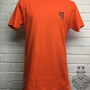 sk8 or die orange t-shirt
