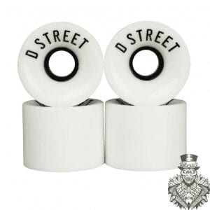 D-Street 59 Cent Cruiser Wheels 4-pack White 78A
