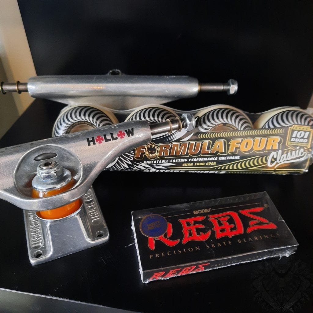 indy trucks spifire wheels bones reds