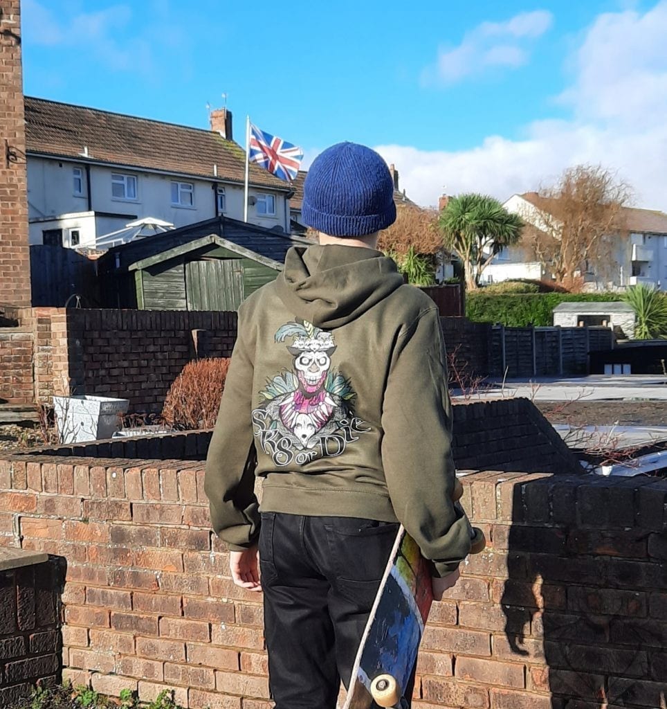 Skater Alex Union Flag