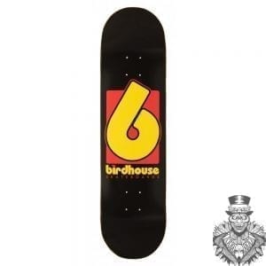 Birdhouse B Logo Deck Black 8.25"