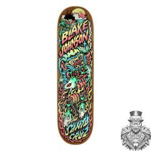 Santa Cruz Powerply Deck Johnson Beach Wolf Two Multi 8.375 IN