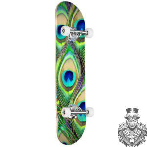 Mini logo peacock feather complete