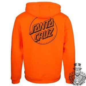 Santa Cruz Opus dot sleeves fluro orange hood