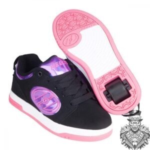 heelys voyager pink black holgram