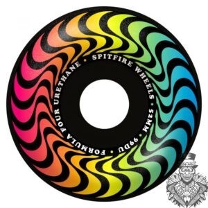 Spitfire Formula Four Wheels Team Trippy Swirl Radial 99 Black 53 MM