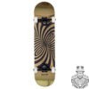 Rocket Complete gold foil skateboard