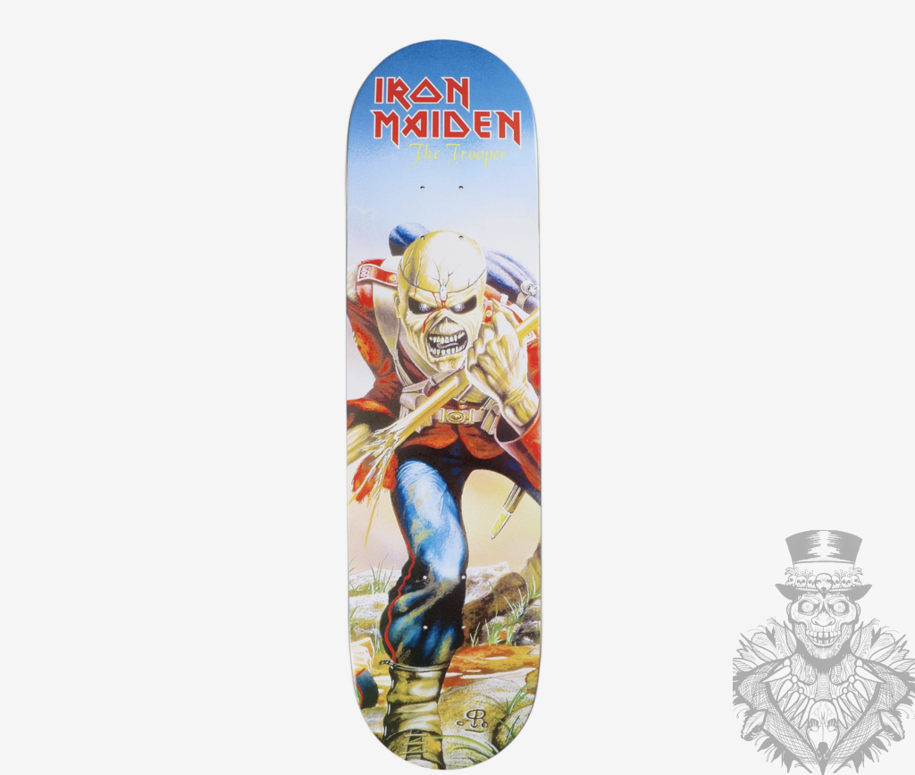 Zero Deck Iron Maiden Skateboard Deck The Trooper 8.25" Buy online from the Sk8 or Die Skate Shop