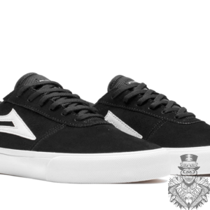 lakai manchester black suede skate shoes