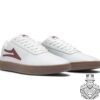 Lakai Manchester white skate shoes