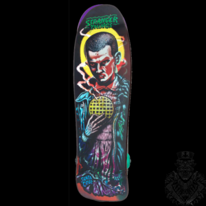 stranger things holographic skateboard