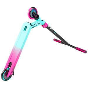 Madd Kick Pro V5 teal and pink scooter