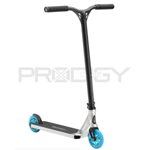 silver stunt scooter